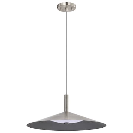 Nuvo Corrine, 18 Inch LED Pendant, Brushed Nickel, 3K/4K/5K CCT Selectable 62/2083